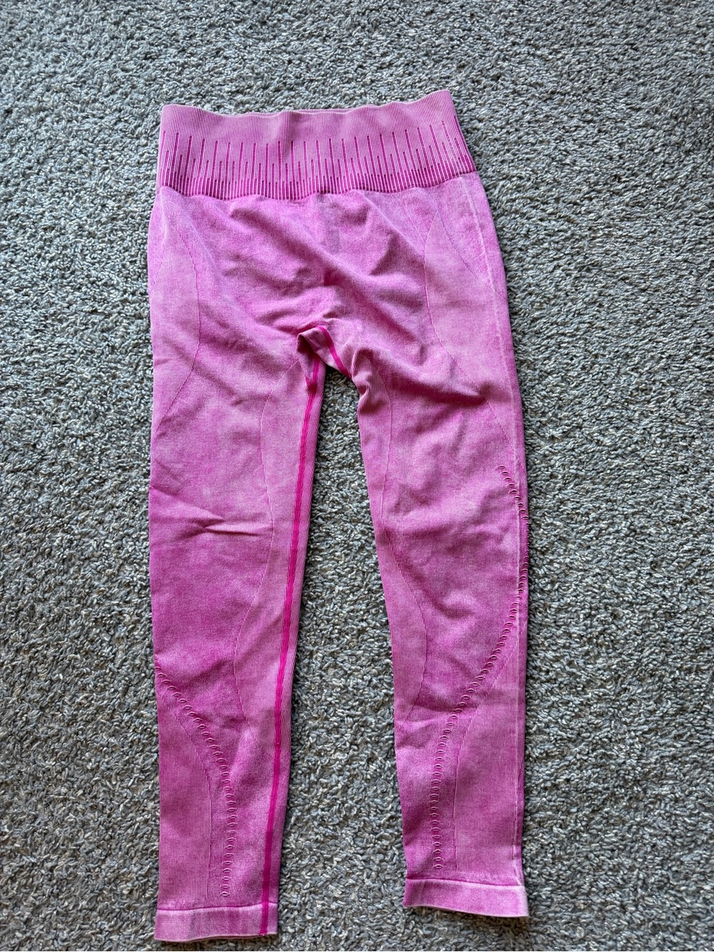 Mono B Pink Seamless Active Leggings for Women